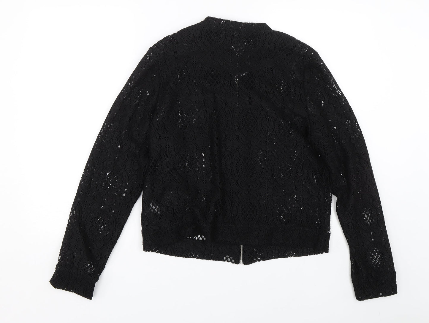 C&A Womens Black Floral  Jacket  Size 16