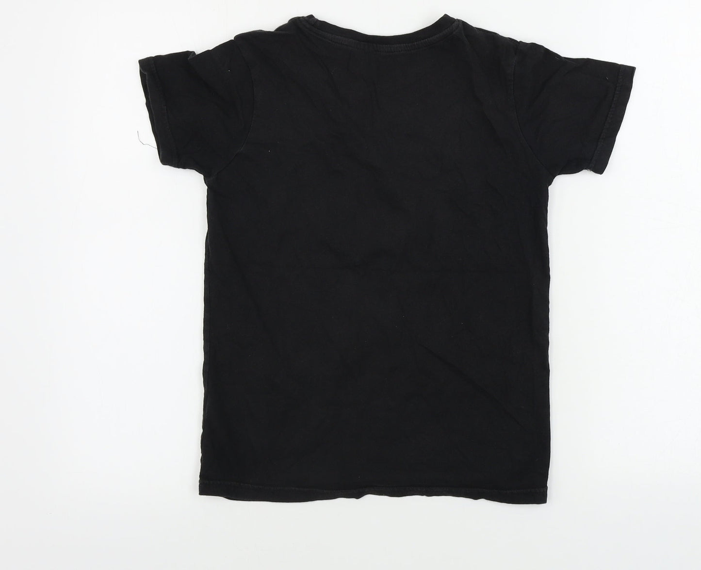 Preworn  Boys Black   Basic T-Shirt Size 9-10 Years