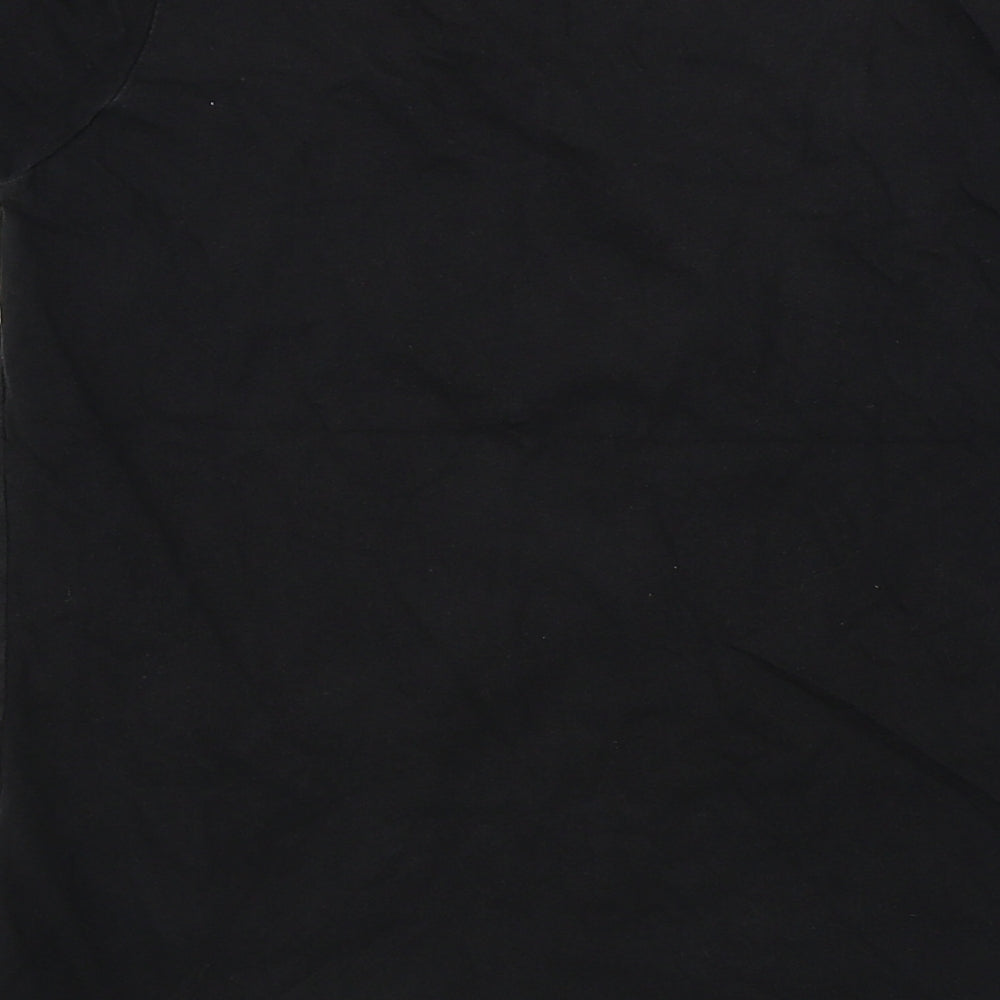 Preworn  Boys Black   Basic T-Shirt Size 9-10 Years