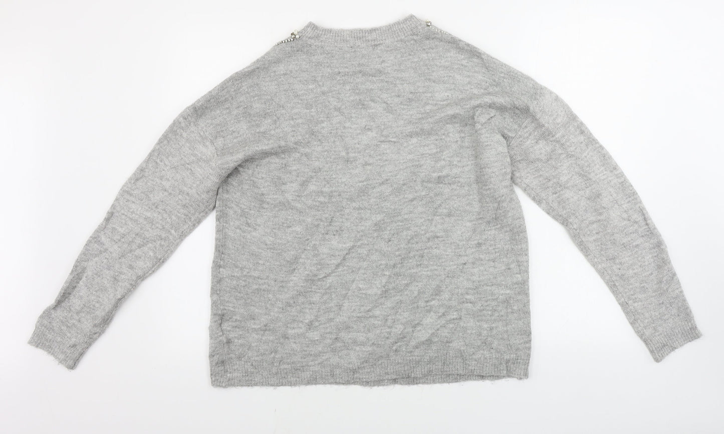 Dorothy Perkins  Womens Grey   Pullover Jumper Size 16