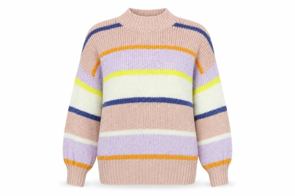 NEXT  Womens Pink Striped  Pullover Jumper Size M