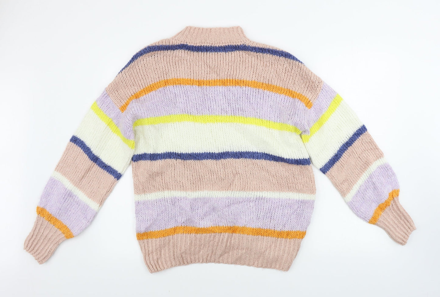 NEXT  Womens Pink Striped  Pullover Jumper Size M