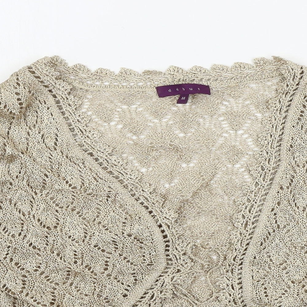 Debenhams  Womens Beige   Cardigan Jumper Size M
