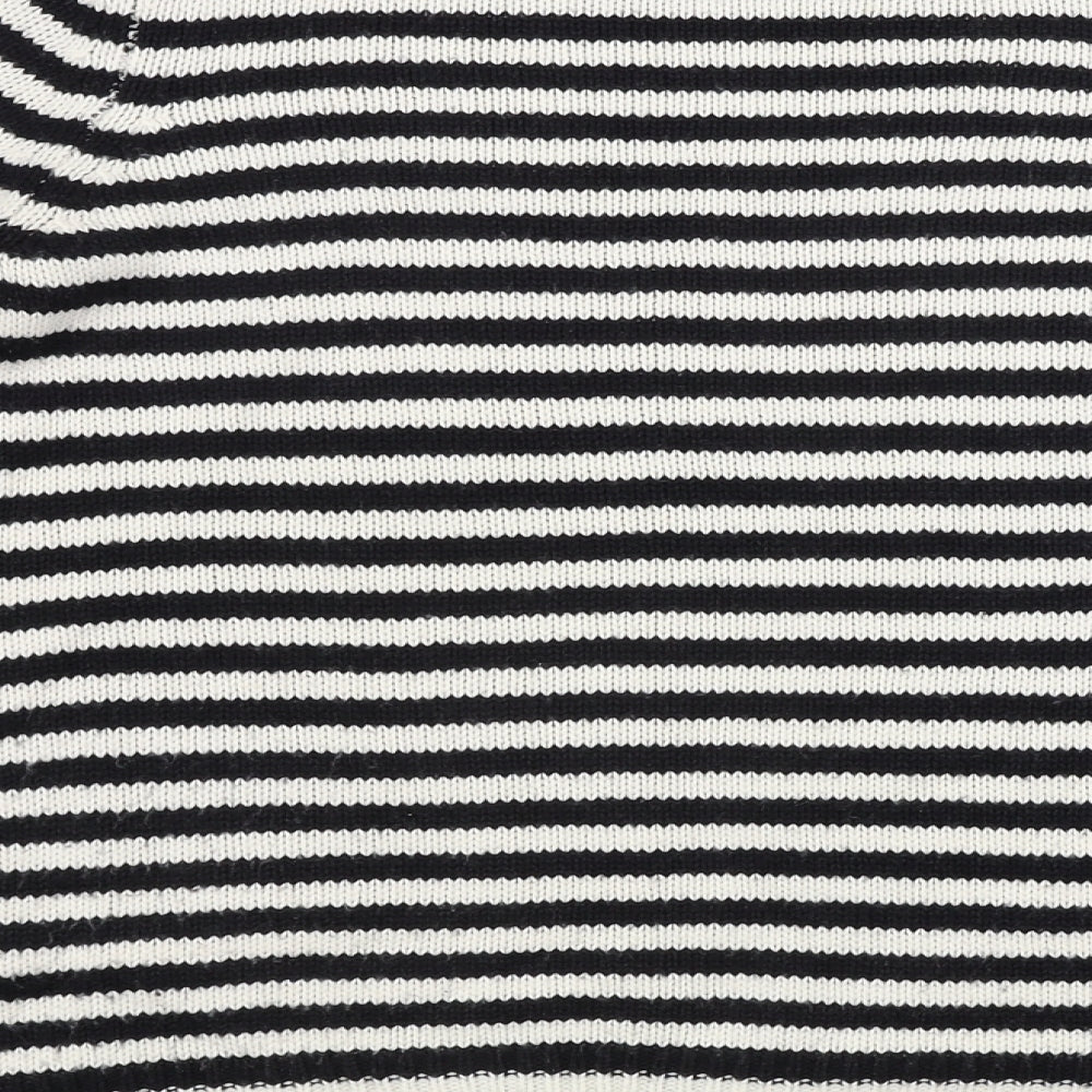 F&F  Womens Beige Striped  Pullover Jumper Size 10