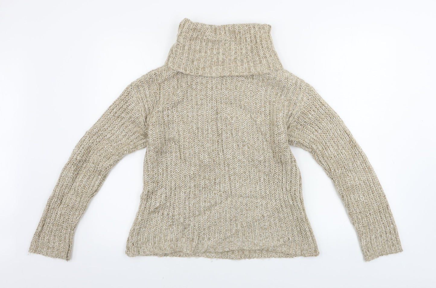 Papaya  Womens Beige   Pullover Jumper Size S