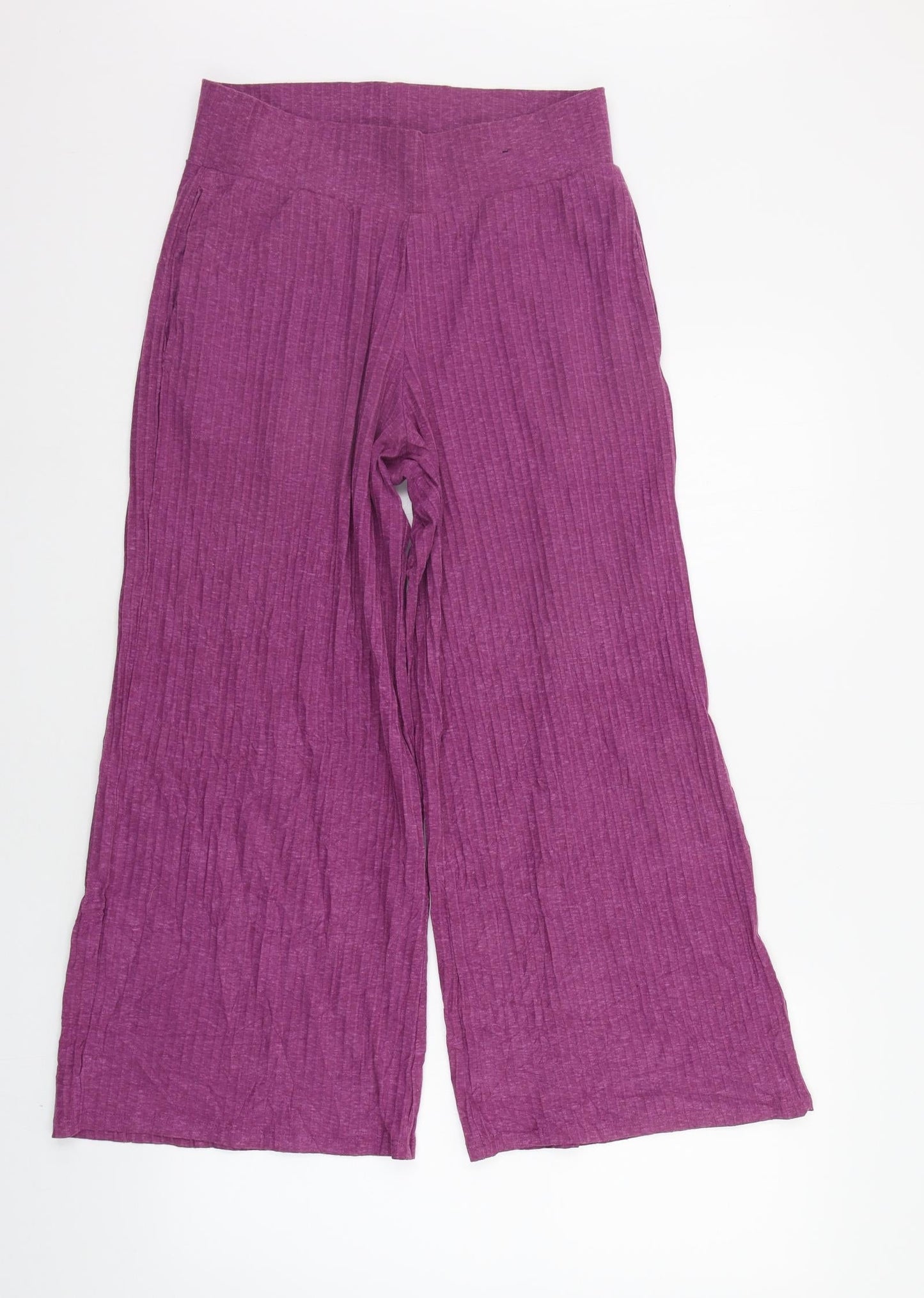 Marks and Spencer Womens Pink   Jogger Trousers Size 10 L23 in