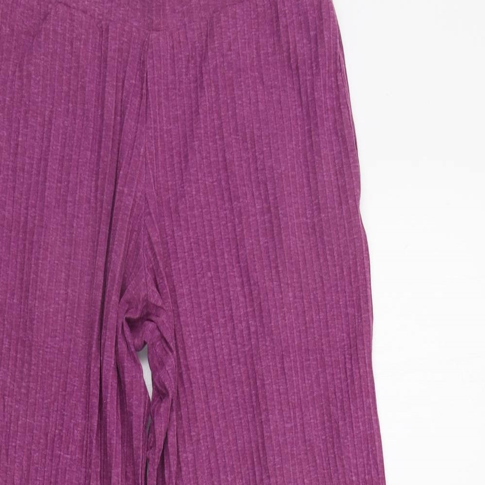 Marks and Spencer Womens Pink   Jogger Trousers Size 10 L23 in