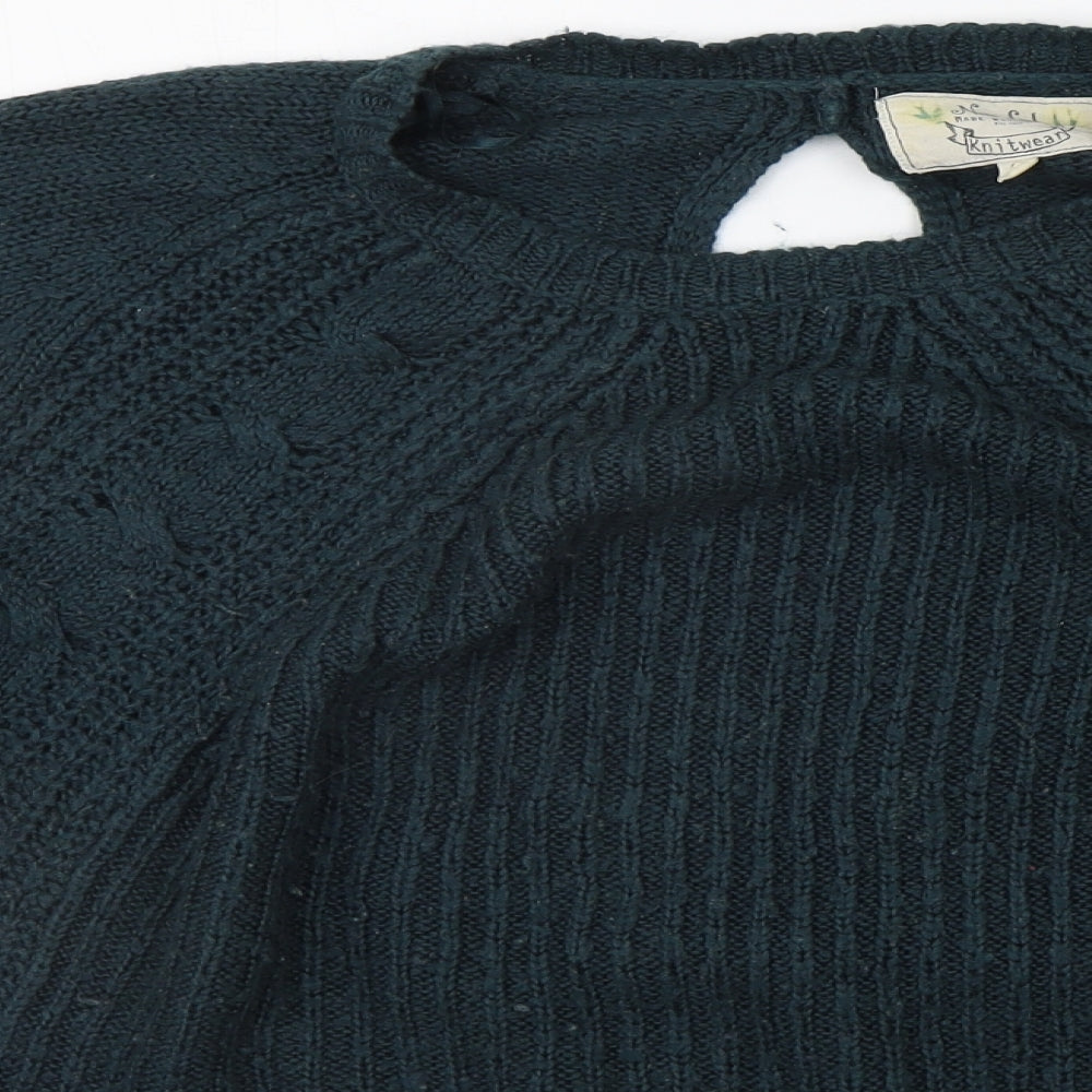 New Look  Womens Green   Pullover Jumper Size S