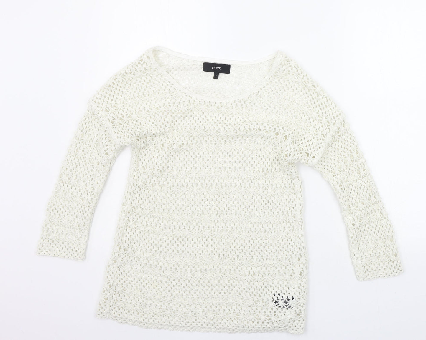 NEXT Womens White   Pullover Jumper Size 6