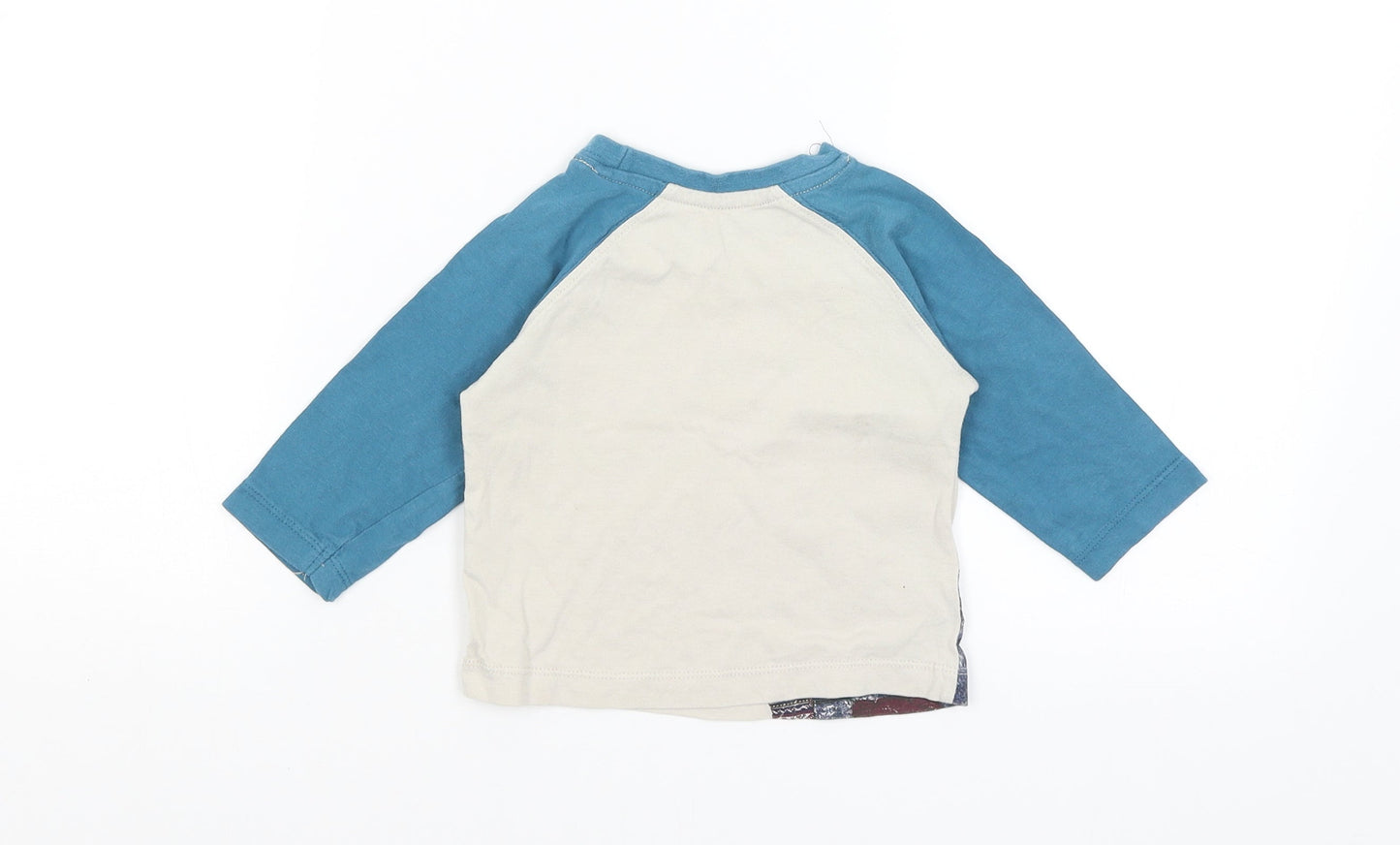Matalan Baby Grey   Basic T-Shirt Size 6-9 Months  - It's A Little Brrrr
