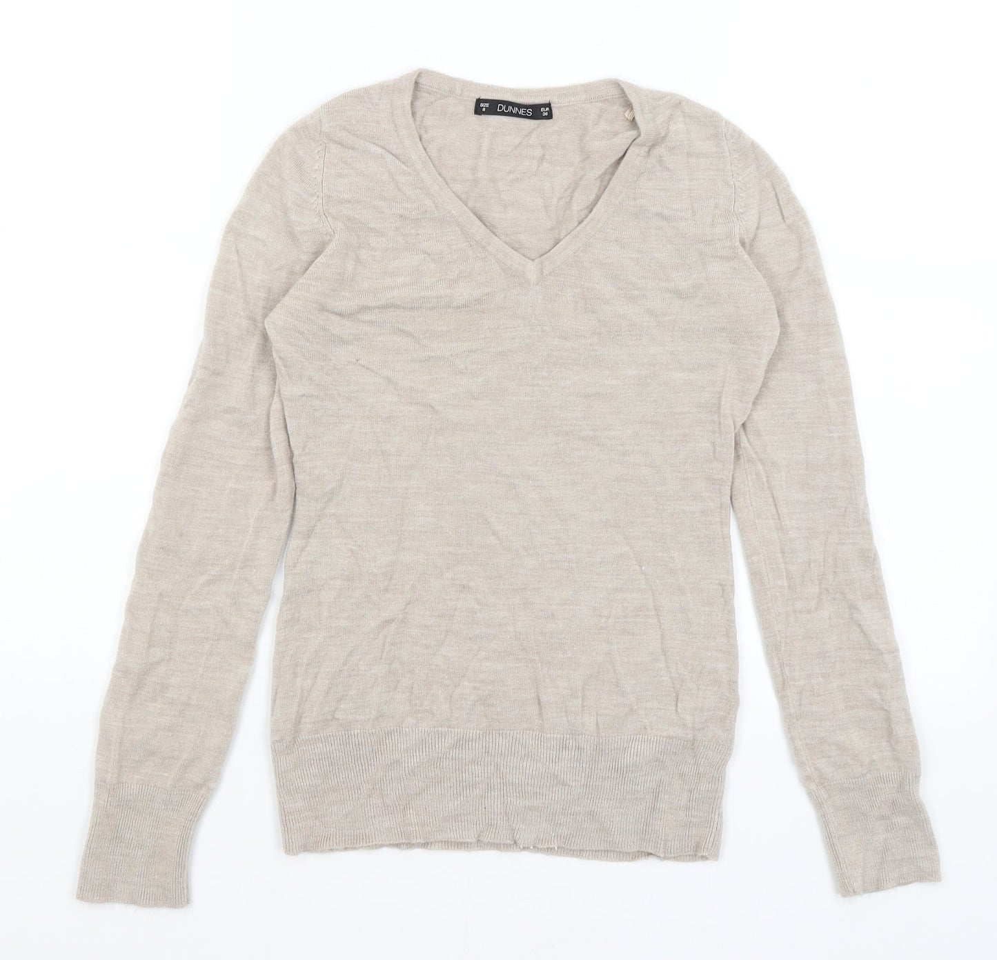 Dunnes Womens Beige   Pullover Jumper Size 8