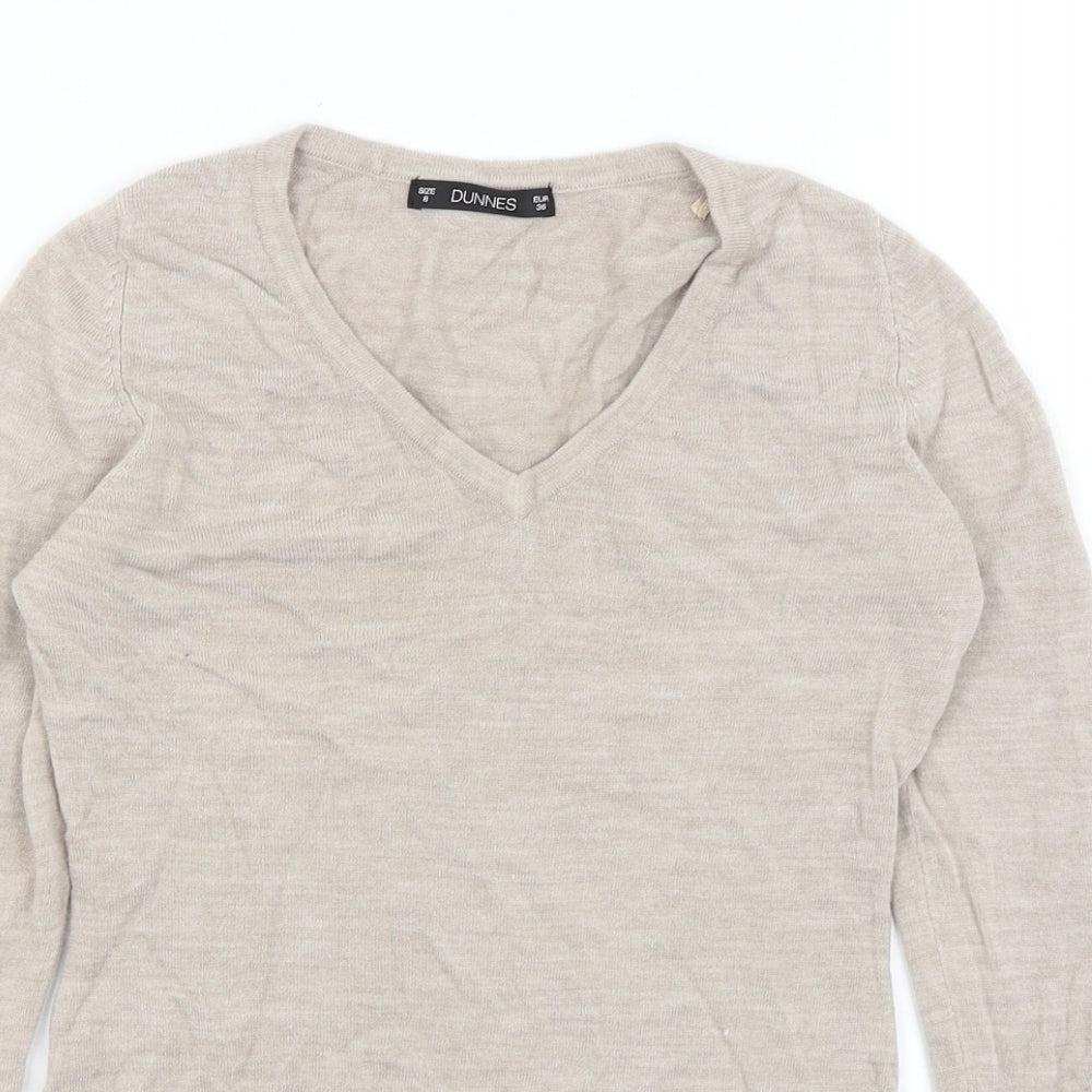 Dunnes Womens Beige   Pullover Jumper Size 8