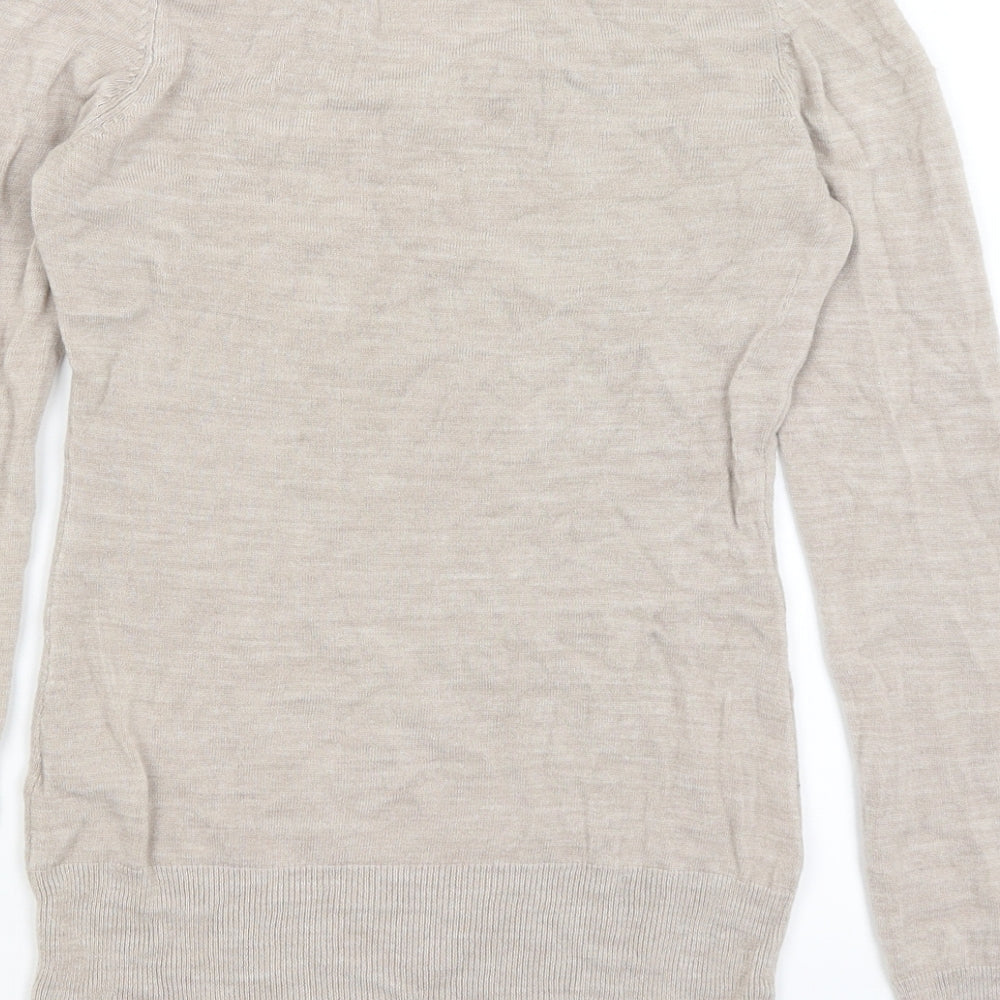 Dunnes Womens Beige   Pullover Jumper Size 8
