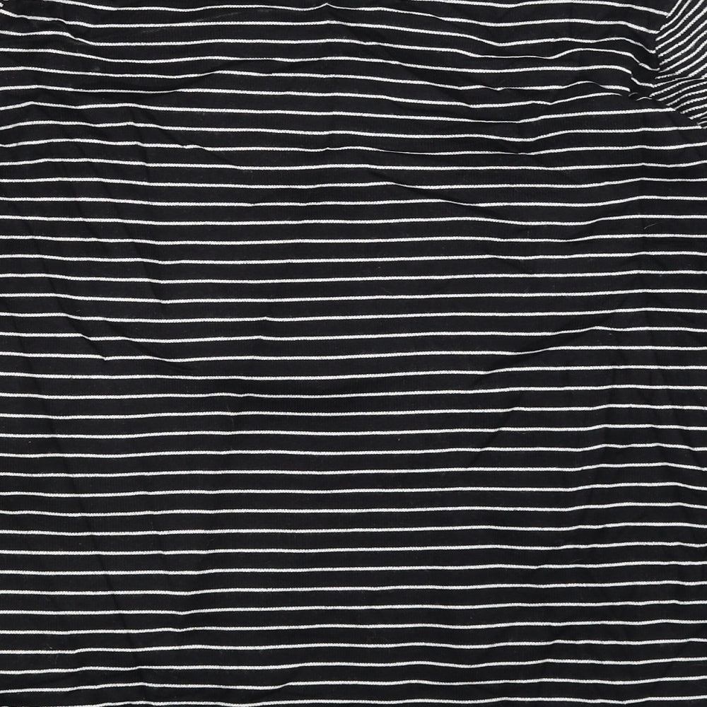 Very Womens Black Striped  Pullover Jumper Size 16