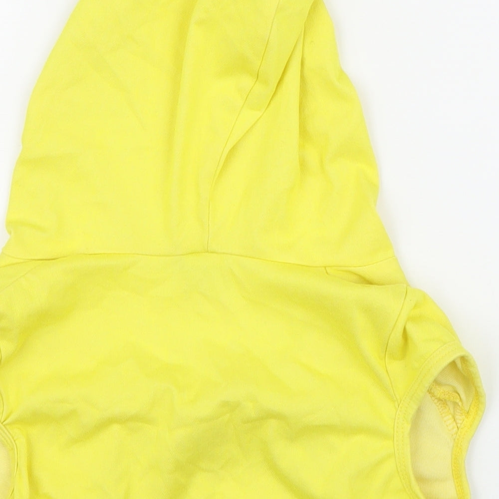 Tocka Girls Yellow   Wrap Hoodie Size 10 Years