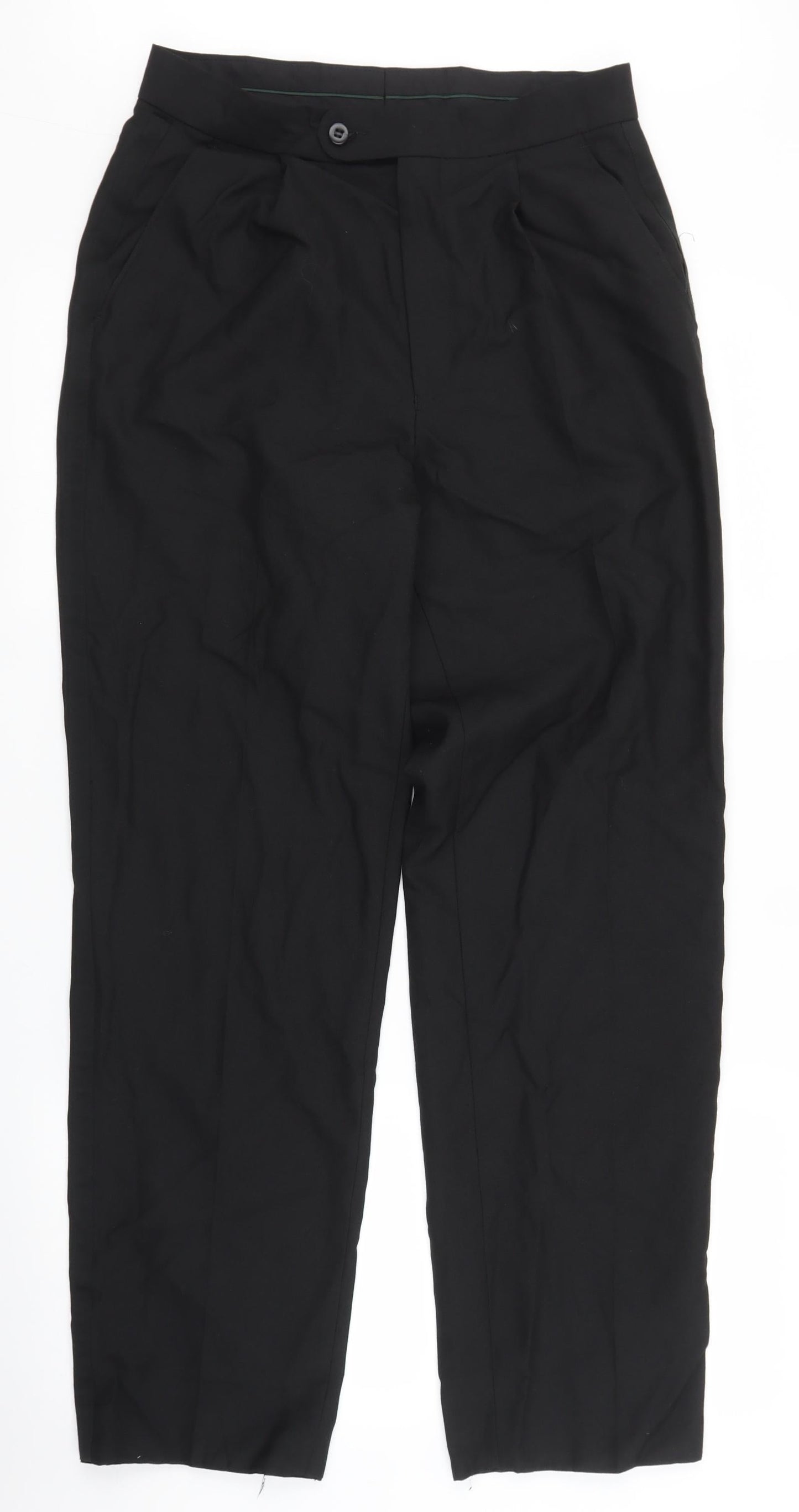 C&A Mens Black   Trousers  Size 30 in L30 in