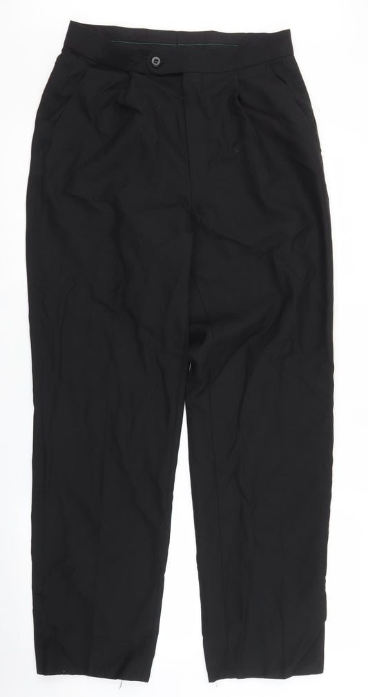 C&A Mens Black   Trousers  Size 30 in L30 in