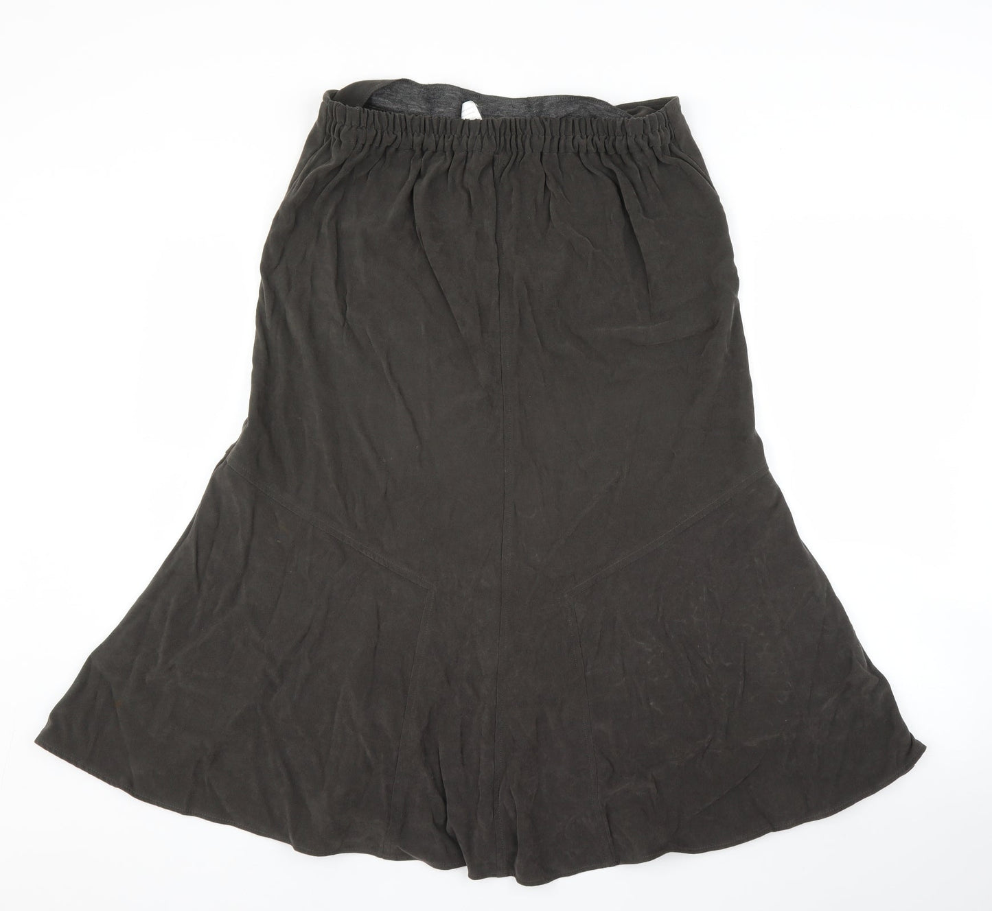 Damart Womens Grey   Trumpet Skirt Size 14
