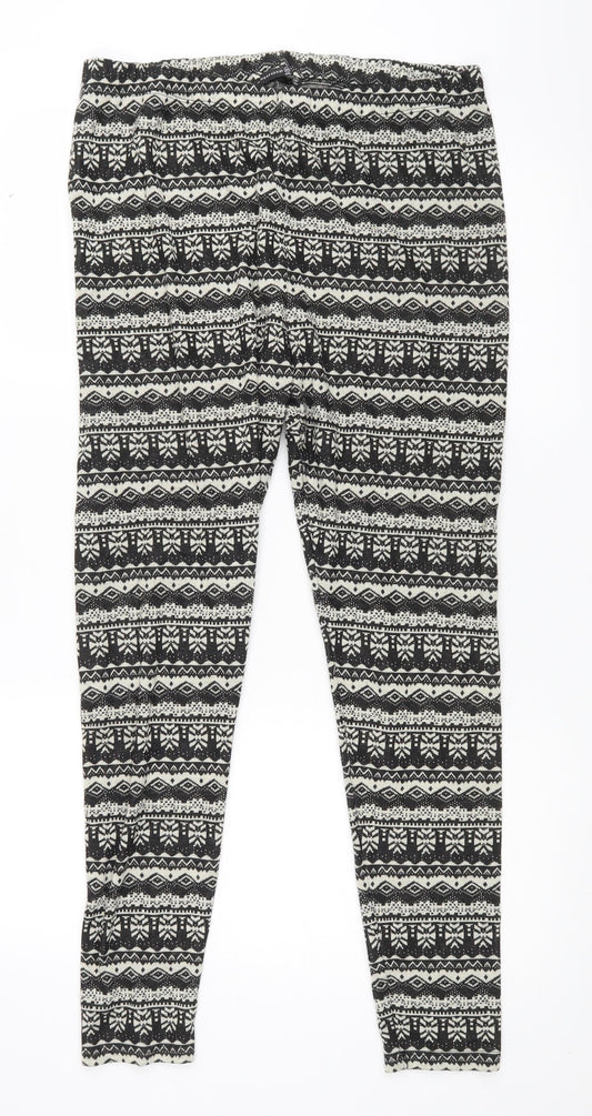 Atmosphere Womens Multicoloured Argyle/Diamond  Jogger Leggings  L29 in