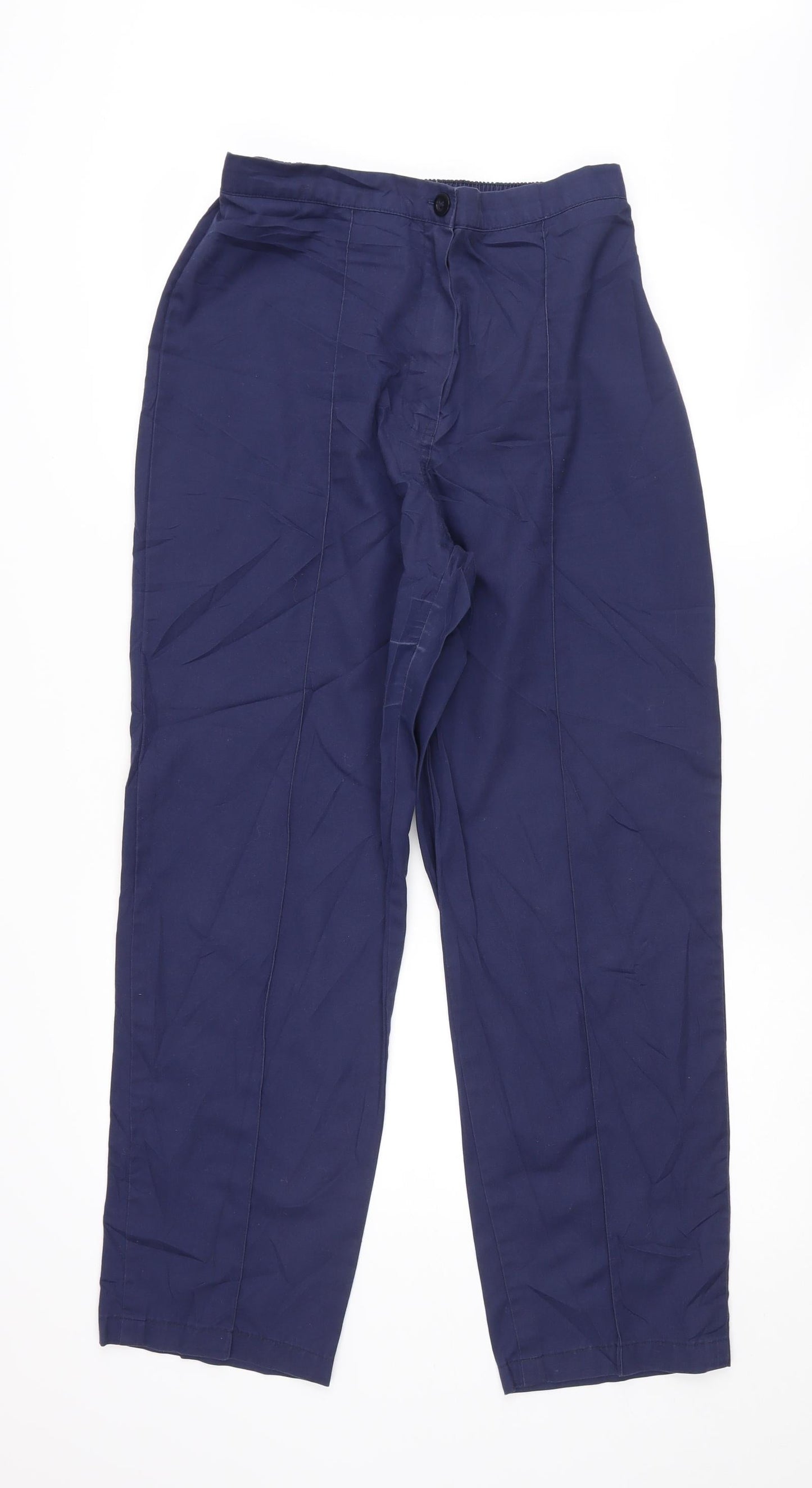 Simon Jersey Womens Blue   Trousers  Size 12 L29 in