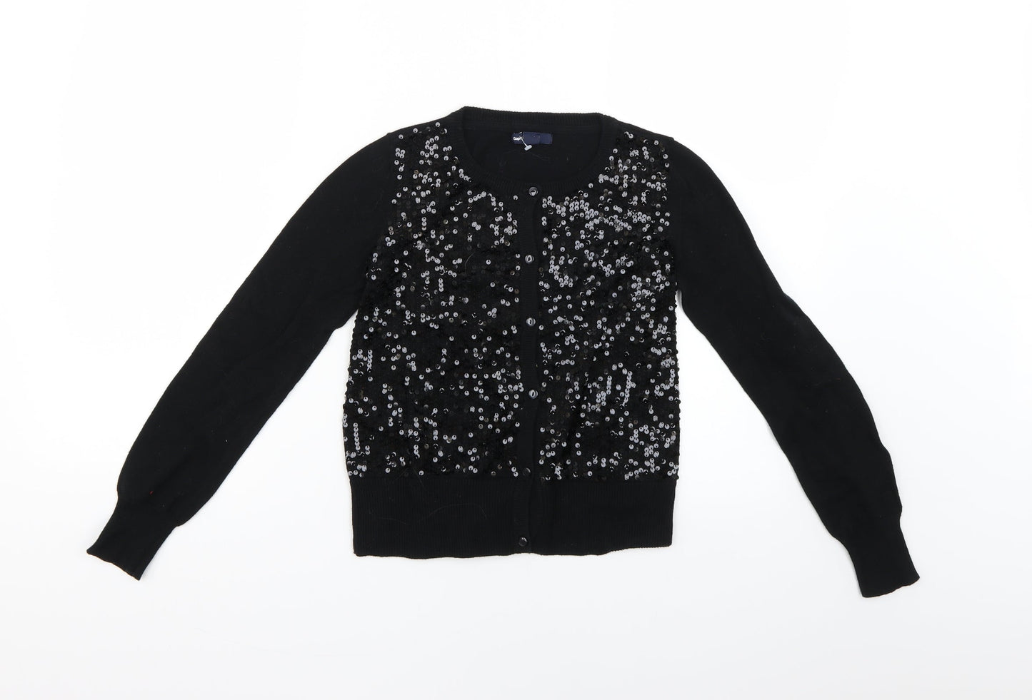 Gap Girls Black   Cape Jumper Size 10-11 Years