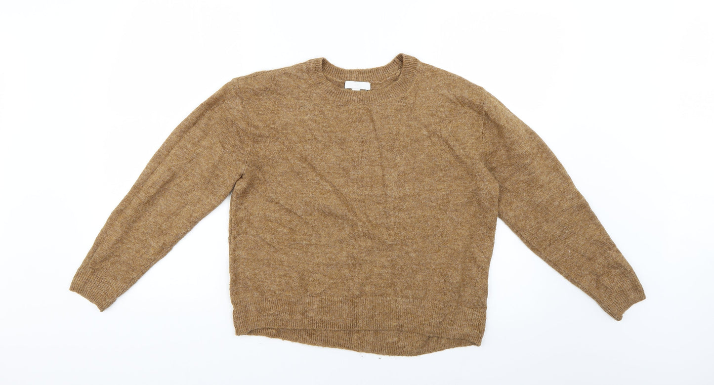 H7m Womens Brown   Pullover Jumper Size S