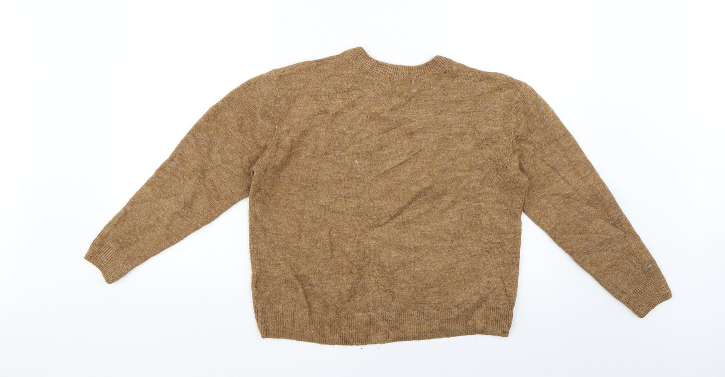 H7m Womens Brown   Pullover Jumper Size S