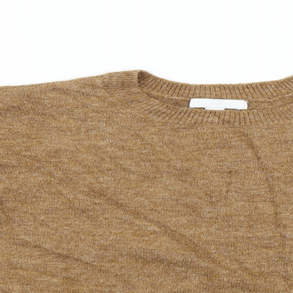 H7m Womens Brown   Pullover Jumper Size S