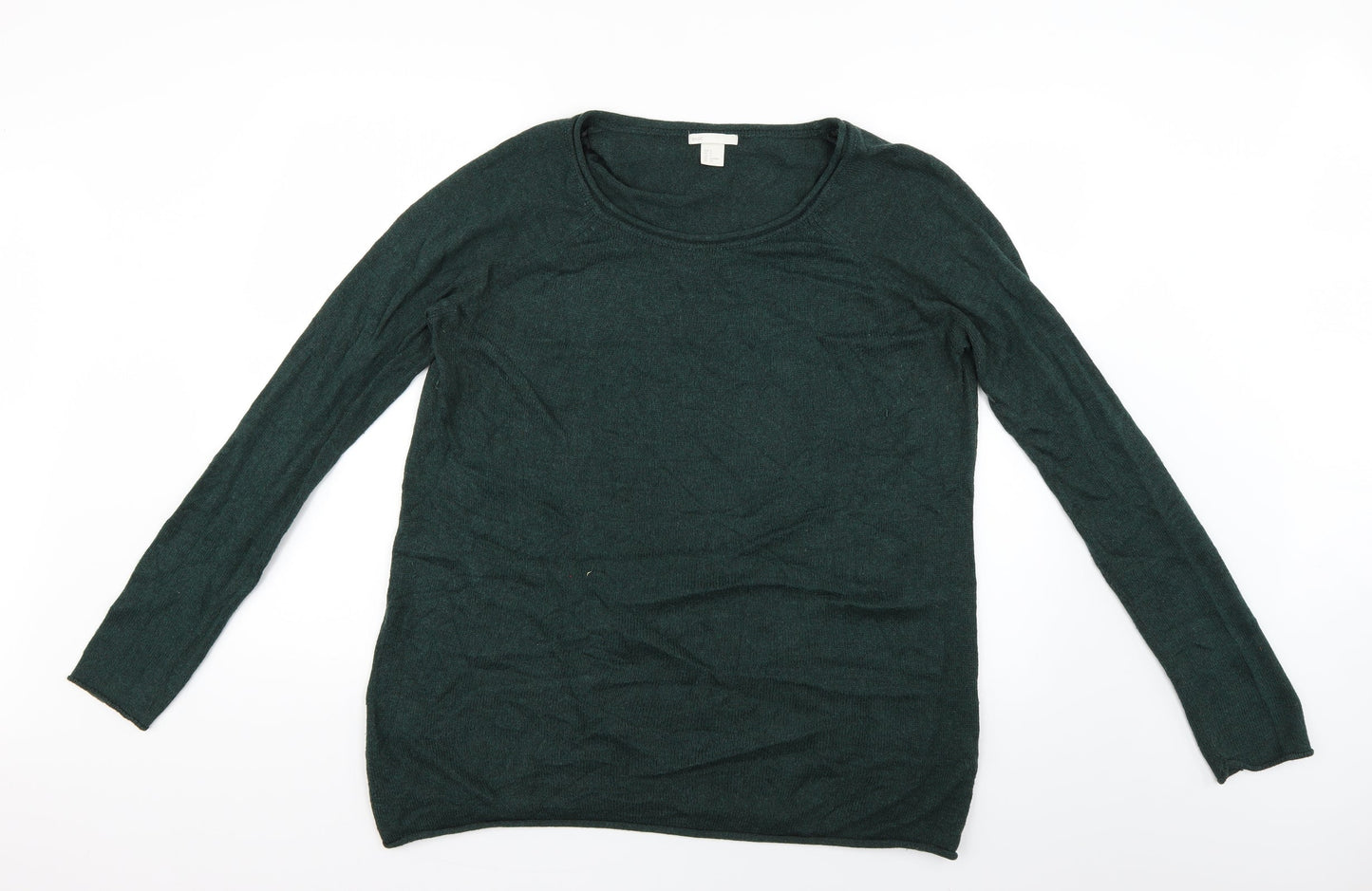 H&M Womens Green   Pullover Jumper Size S