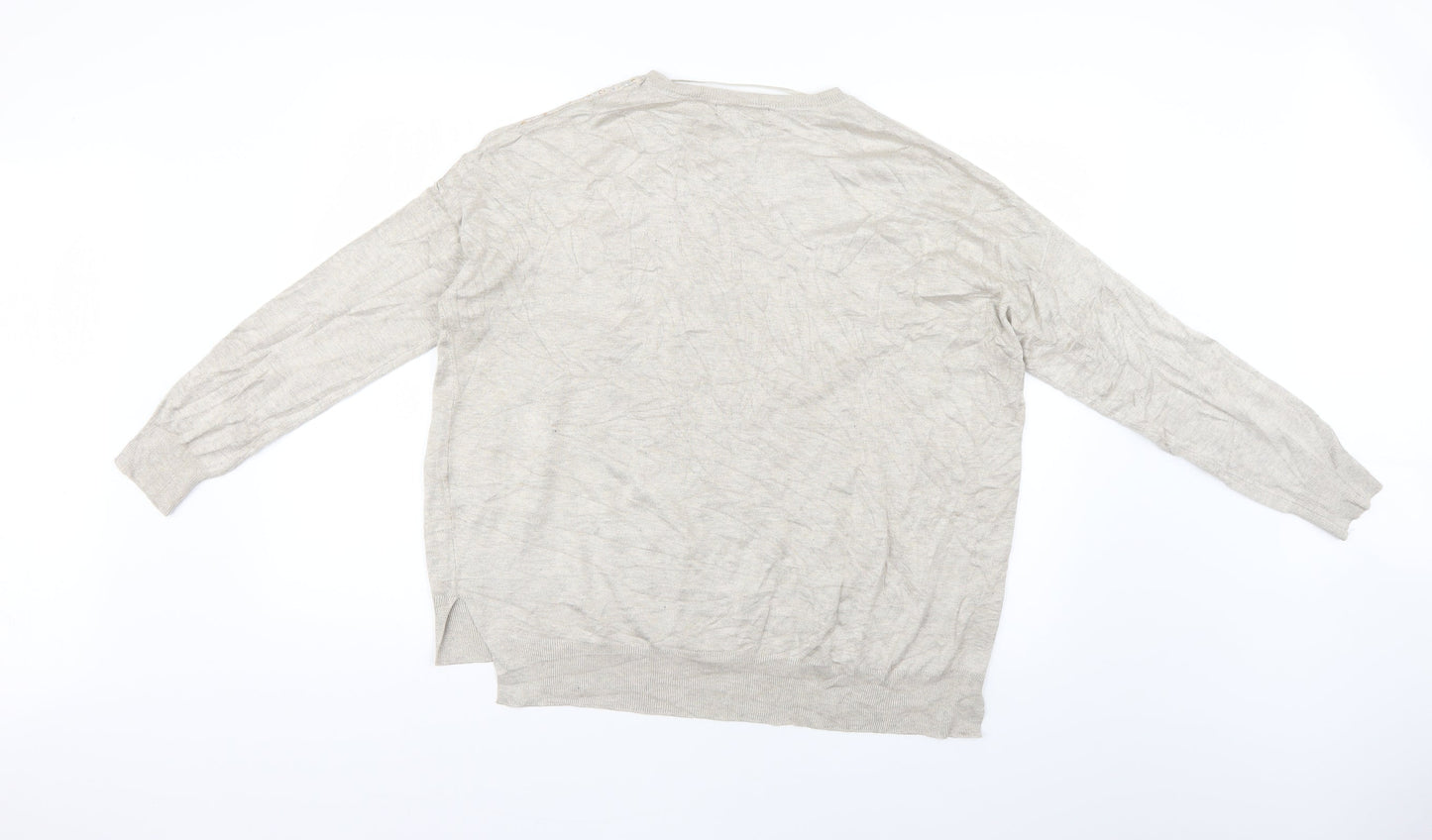Atmosphere Womens Beige   Pullover Jumper Size 14