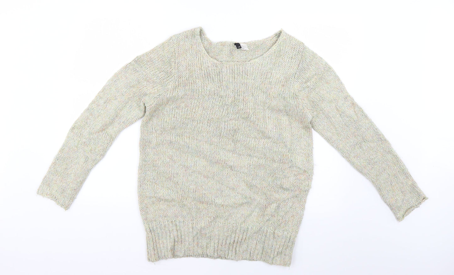 H&M Womens Multicoloured Argyle/Diamond  Pullover Jumper Size 12