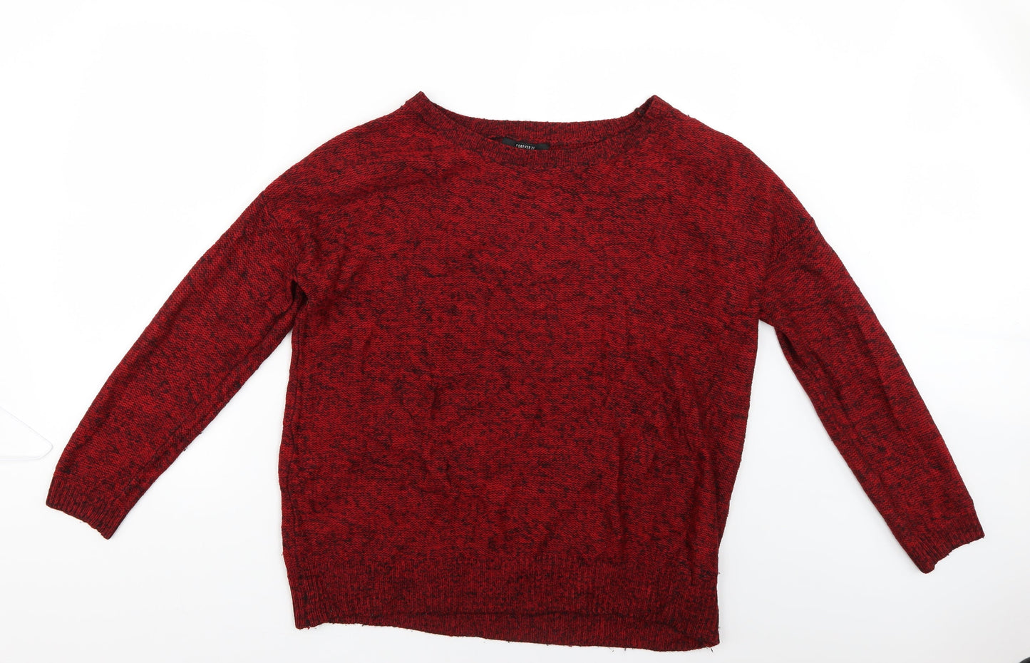 forever21 Womens Red   Pullover Jumper Size M