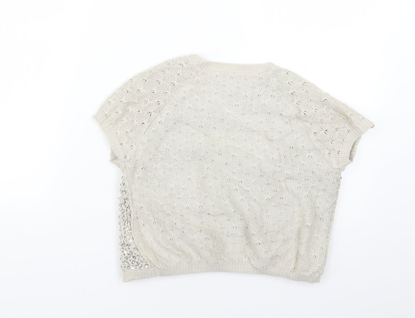 Autograph Girls Beige   Cape Jumper Size 9-10 Years
