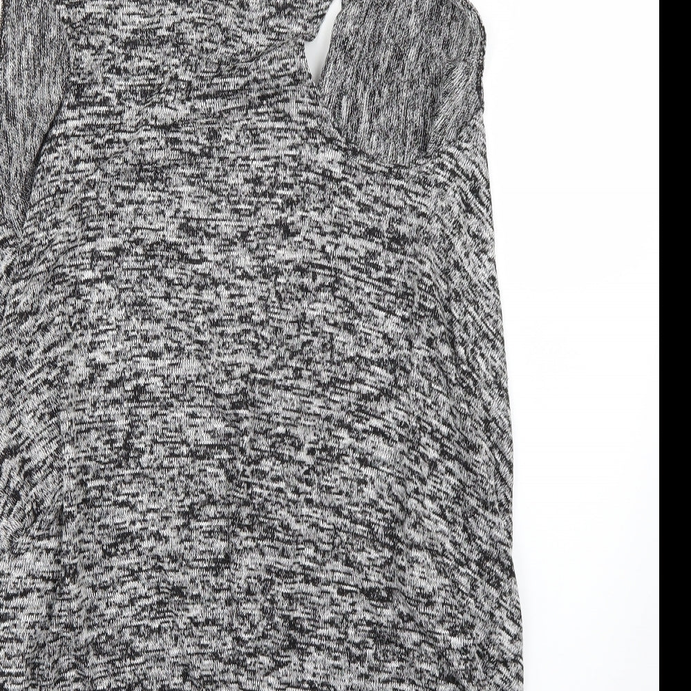 stylewise Womens Grey   Cape Jumper Size S