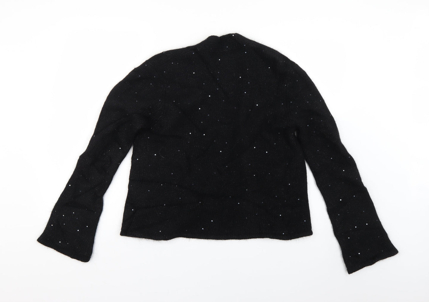 Marks and Spencer Womens Black   Cape Jumper Size 14