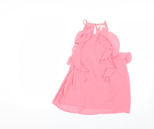 Monteau Womens Pink   Basic Blouse Size S