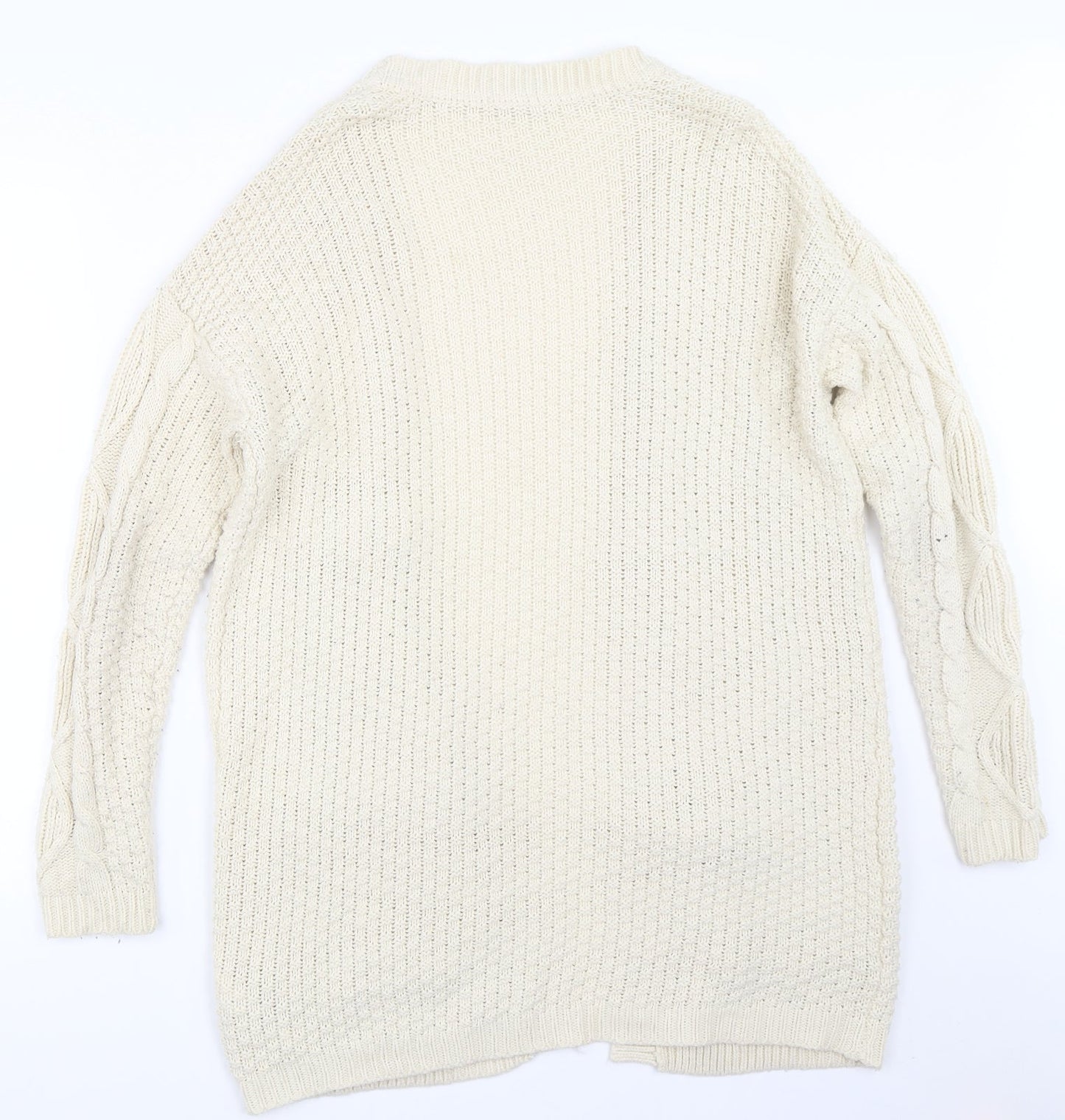 FOREVER 21 Womens Beige   Cardigan Jumper Size M