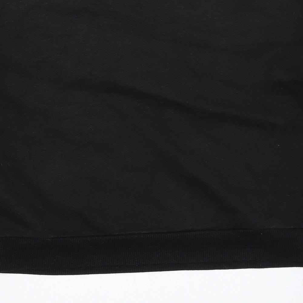 H&M Girls Black   Pullover Sweatshirt Size 11-12 Years