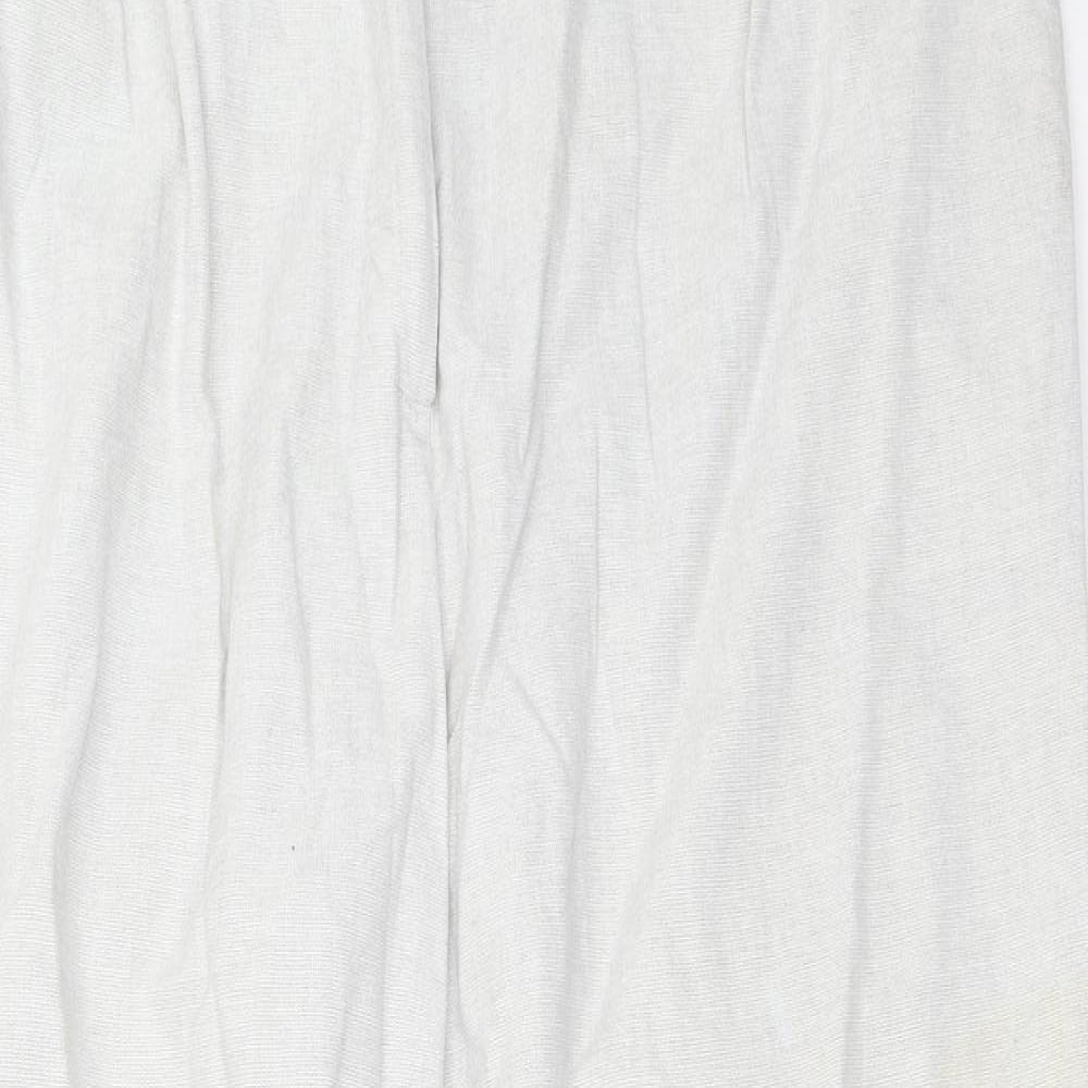 Marks and Spencer Womens Grey   Trousers  Size 18 L25 in