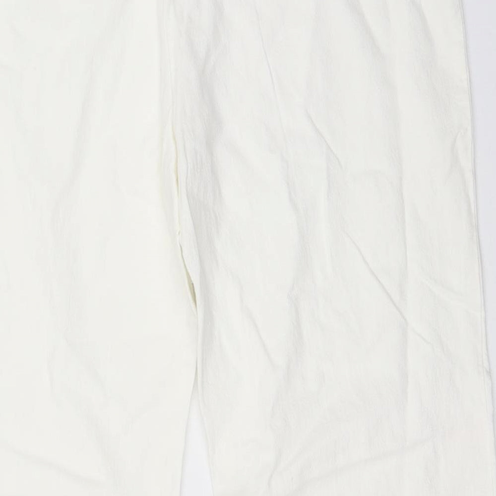 Preworn Womens White   Trousers  Size 34 in L26 in