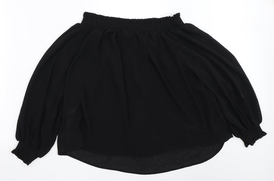 New Look Womens Black   Basic Blouse Size 10