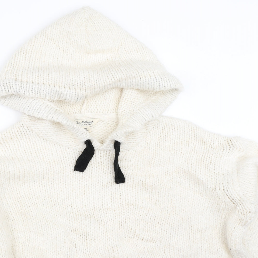 Miss Selfridge Womens Ivory   Pullover Jumper Size 6
