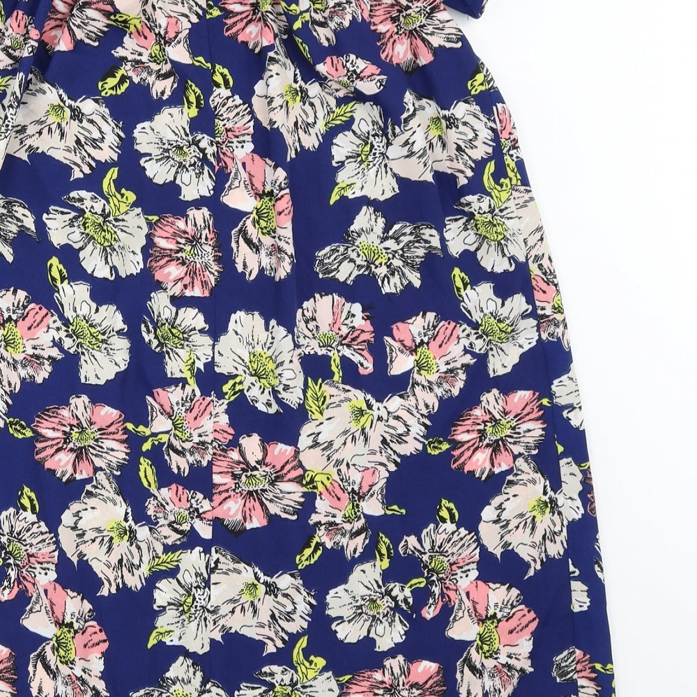 Atmosphere Womens Blue Floral  Shift  Size 10