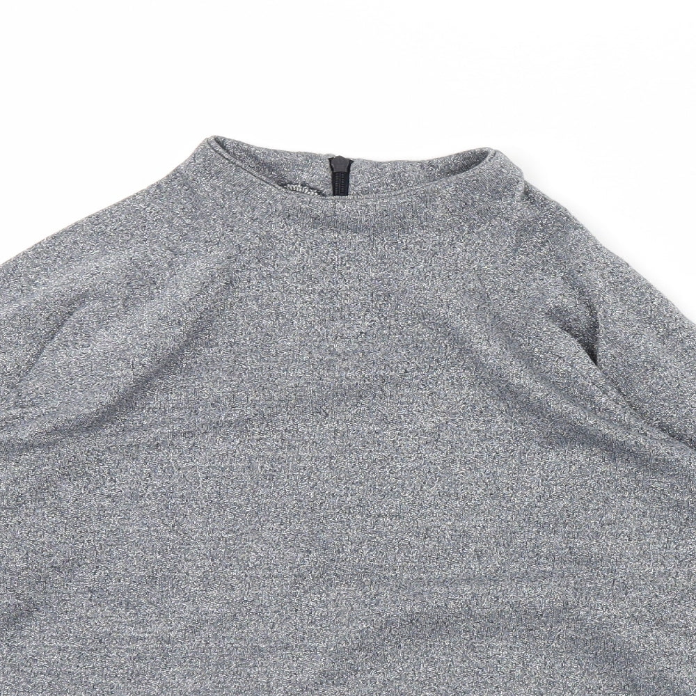 Jaqueline de Yong Womens Silver   Pullover Jumper Size M