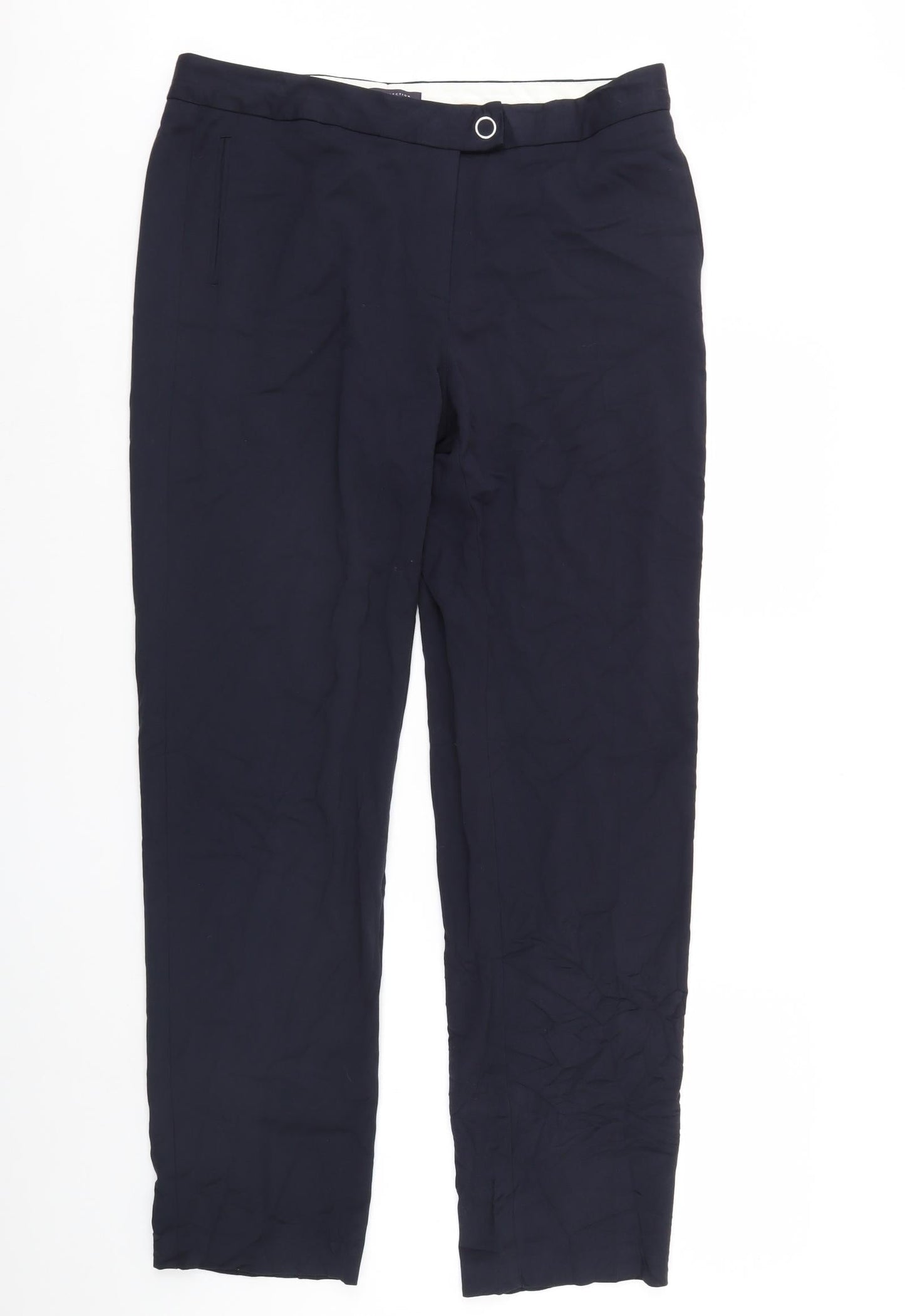 m&s Womens Blue   Trousers  Size 16 L30 in