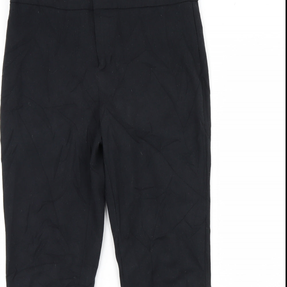 M&S Womens Black   Trousers  Size 10 L28 in