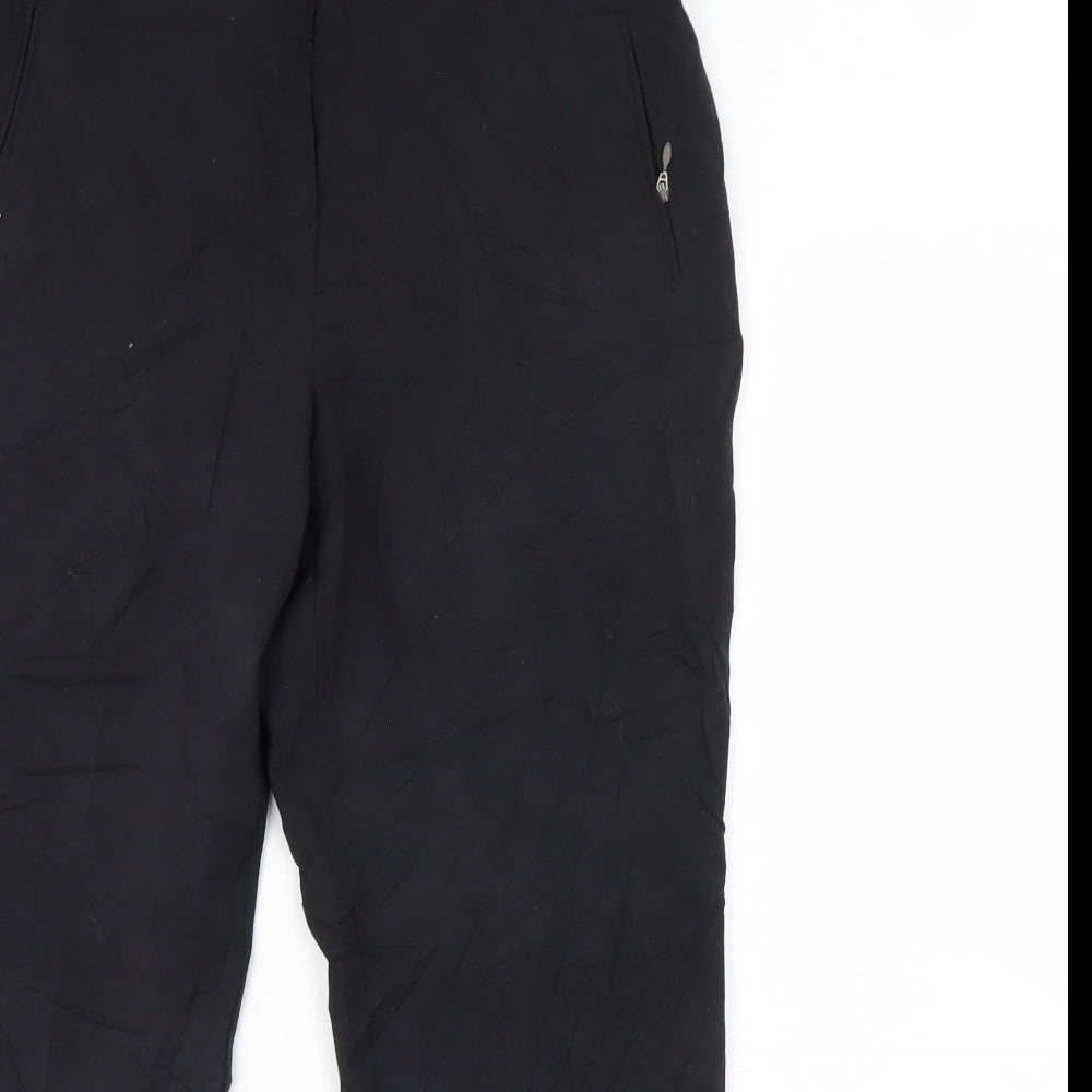 m&s Womens Black   Trousers  Size 16 L30 in