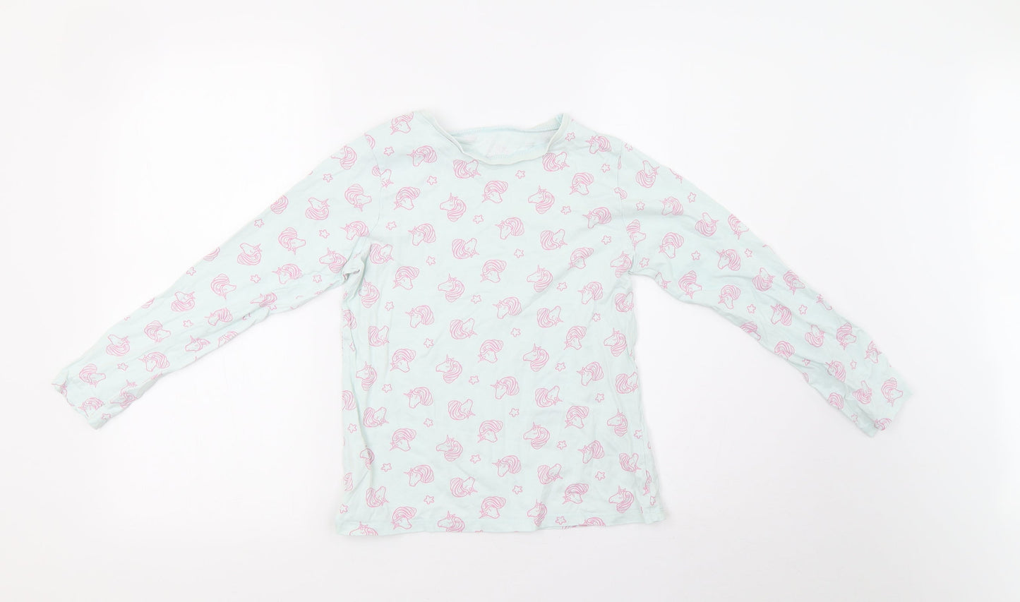 George Girls Blue Polka Dot   Pyjama Set Size 10-11 Years