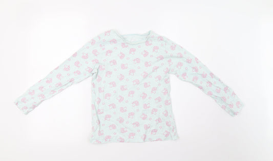 George Girls Blue Polka Dot   Pyjama Set Size 10-11 Years