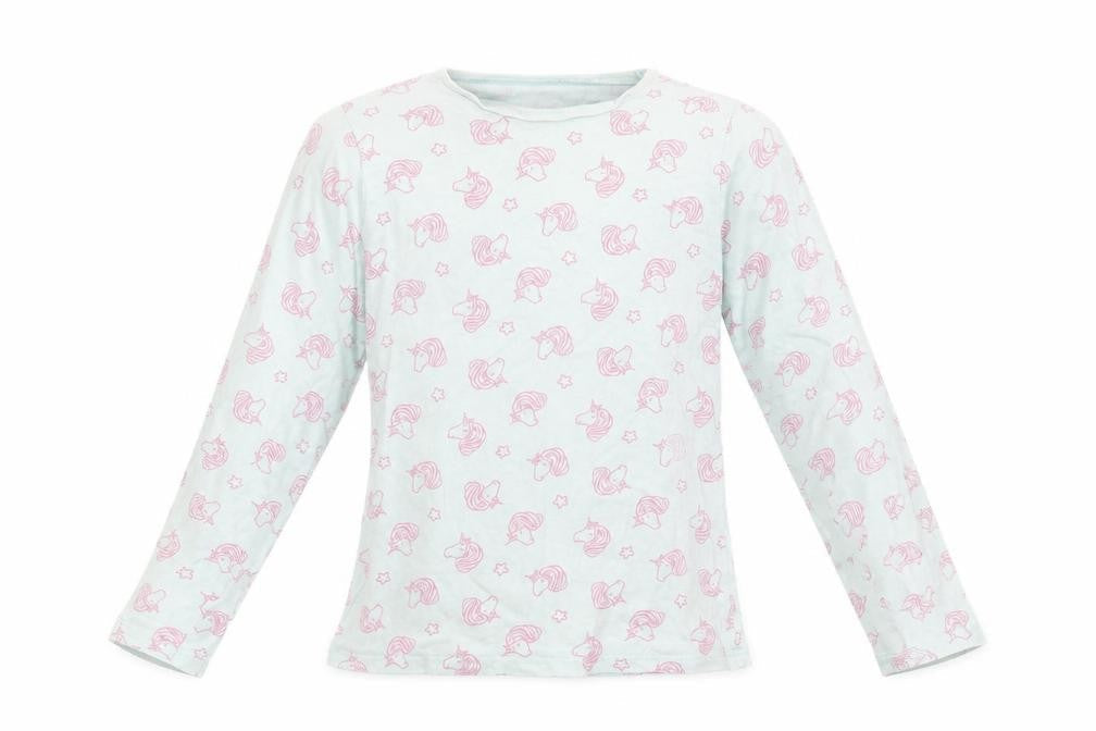 George Girls Blue Polka Dot   Pyjama Set Size 10-11 Years